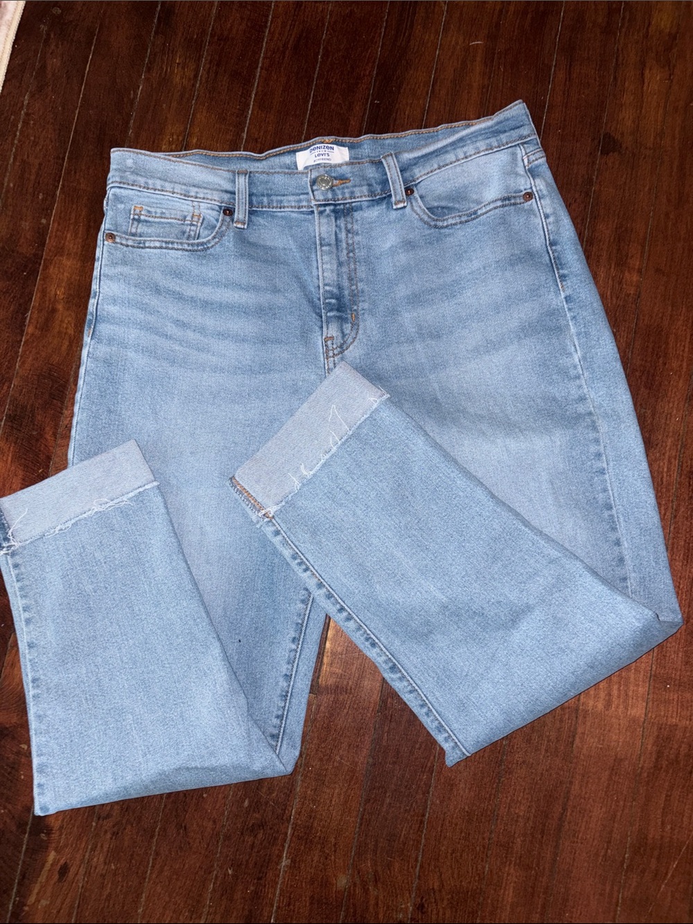 Levi's Denizen Light Blue Boyfriend Jeans